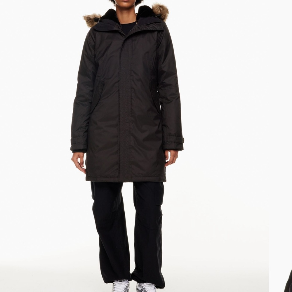 Black aritzia coat